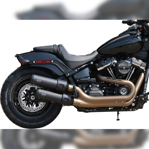 S&S Cycle - S&S Cycle Grand National Slip-On Muffler - Black Ceramic - 550-0734