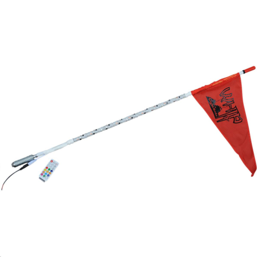 Whip-It - Whip-It Deluxe RF Light Rod Whip - 3ft. - White - 3DLXW-V2