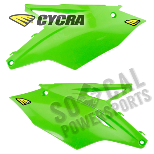 Cycra - Cycra Side Number Panels - OEM Green - 1CYC-2667-72