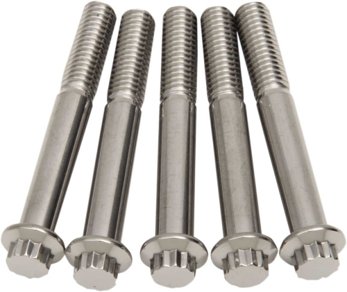 Diamond Engineering - Diamond Engineering 12-Point Stainless Steel Coarse Thread Bolt Refill Packs - 3/8in.-16 x 2 3/4in. - TC0626HP-5