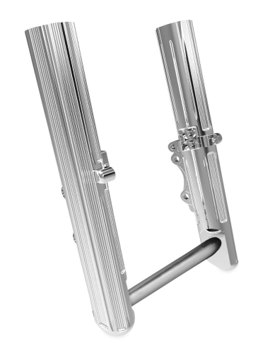 Arlen Ness - Arlen Ness Hot Legs Dual Disc Fork Leg Set - 10-Gauge - Chrome - 40526