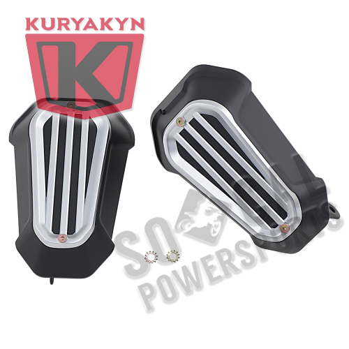 Kuryakyn - Kuryakyn Dillinger Handguards - Silver - 6708