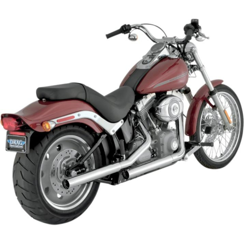 Vance & Hines - Vance & Hines Straightshots HS Slip-Ons - Chrome - 16831
