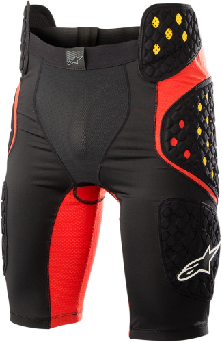 Alpinestars - Alpinestars Sequence Pro Shorts - 6507718-13-2X - Black/Red - 2XL