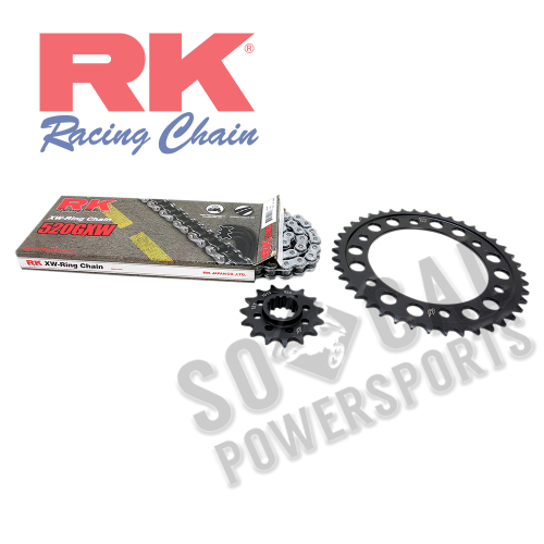 RK - RK Quick Acceleration Chain Kit with Steel Sprocket - Natural - 1102-069P