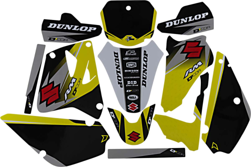 DCOR - DCOR COR 9 Suzuki Complete Graphics Kit - Black - 20-40-101