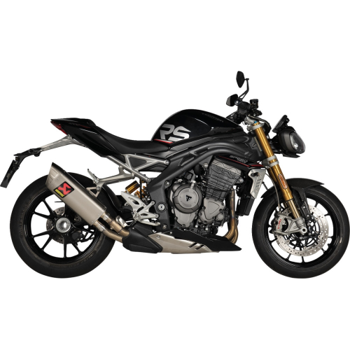 Akrapovic - Akrapovic Slip-On Single Muffler - Titanium - S-T12SO5-HAPXLT