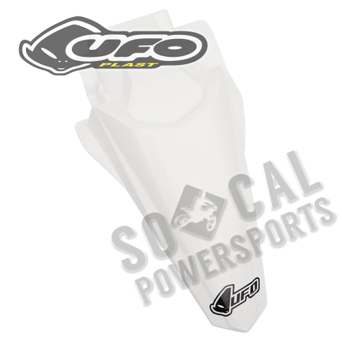 UFO Plastics - UFO Plastics Rear Fender - White - KA04727-047