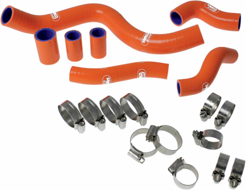 Moose Racing - Moose Racing Radiator Hose/Clamp Kit - Orange - MBU-KTM-13-OR