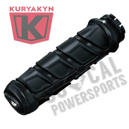 Kuryakyn - Kuryakyn Kinetic Grips - Gloss Black - 6376