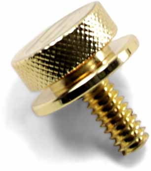 Saddlemen - Saddlemen Seat Mounting Knobs - 1/4in-20 - Gold - 8909GO