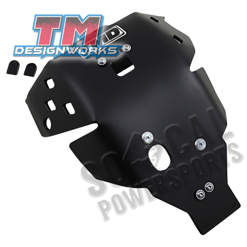 T.M. Designworks - T.M. Designworks Skid Plate - Black - HOMC-455-BK