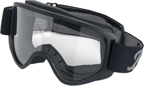 Biltwell Inc. - Biltwell Inc. Moto 2.0 Goggles - 2101-5101-011 - Black/Gray / Clear Lens - OSFM