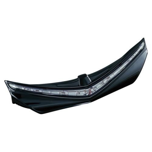 Kuryakyn - Kuryakyn LED Rear Fender Tip - Gloss Black with Smoke Lens - 3248