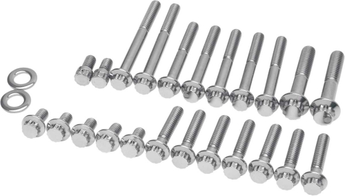 Diamond Engineering - Diamond Engineering Primary 12-Point Polished Stainless Engine Bolt Kit - PB564S