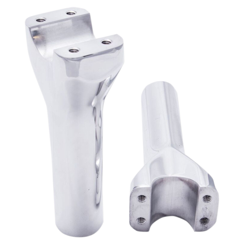 Trask Performance - Trask Performance Assault Risers for 1in. Handlebars - 4in. - Chrome - TM86024PO