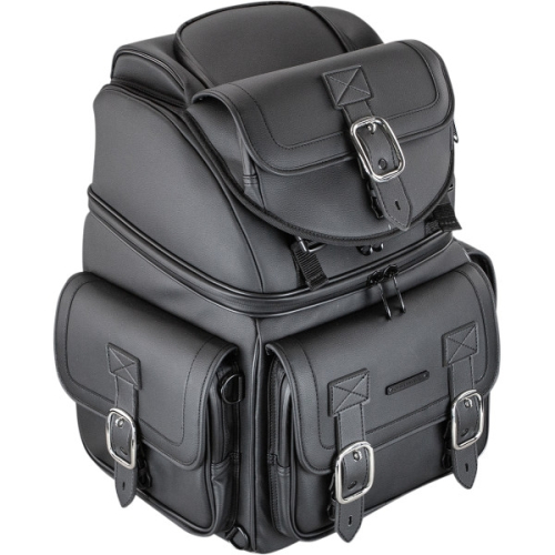 Saddlemen - Saddlemen BR3400D Sissy Bar Bag - Black - EX000972