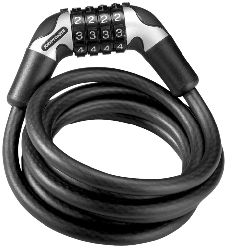 Kryptonite - Kryptonite Kryptoflex 1018 Combo Cable - 6ft. x 10mm - 720018 999928