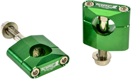 TORC1 Racing - TORC1 Racing Oversized Handlebar Clamps - Green - 1900-0800