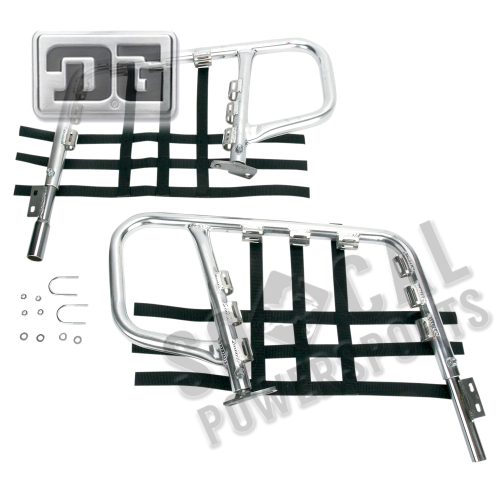 DG Performance - DG Performance Alloy Nerf Bars - Alloy Bar - Black Web - 60-6235