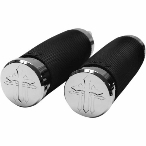 Carl Brouhard Designs - Carl Brouhard Designs Cross Style Foot Pegs - Chrome - CRFPC
