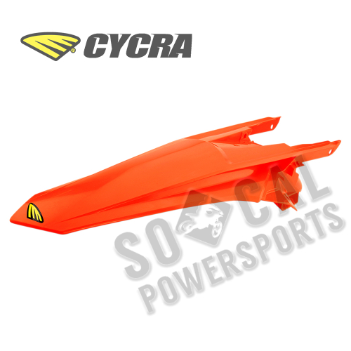 Cycra - Cycra Powerflow Rear Fender - Orange - 1CYC-1742-22