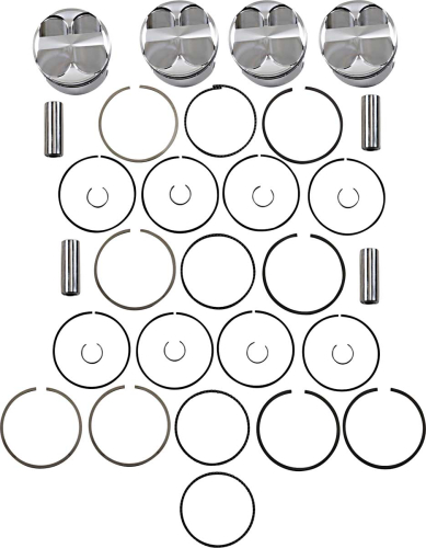 J.E. Pistons - J.E. Pistons Round Piston Kit - Standard Bore 83.00mm, 13.5:1 Compression - 262286