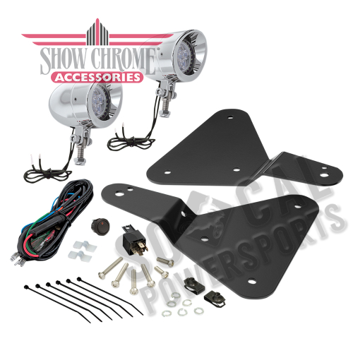 Show Chrome - Show Chrome Lower Auxiliary LED Light - Chrome - 41-301L