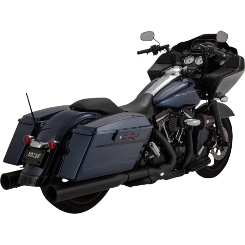 Vance & Hines - Vance & Hines Oversized 450 Destroyer Slip-On Mufflers - Black - 46553