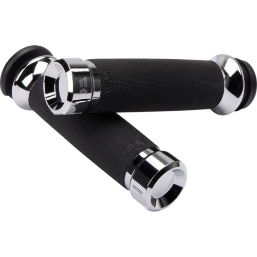 Khrome Werks - Khrome Werks Klassic Grips - Chrome - 500185