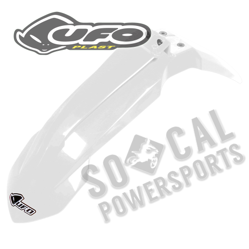 UFO Plastics - UFO Plastics Front Fender - KTM White - KT04059042