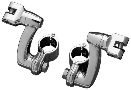 Kuryakyn - Kuryakyn Longhorn Offset Footpeg Mounts With 1in. Magnum Clamps - 7985