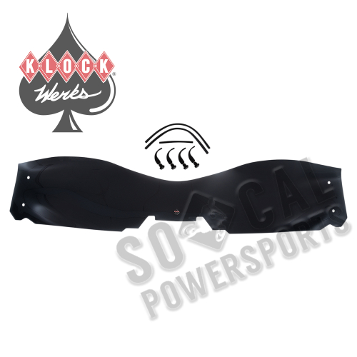 Klock Werks - Klock Werks Flare Windshield Kit - Dark Smoke - KWW-05-0541