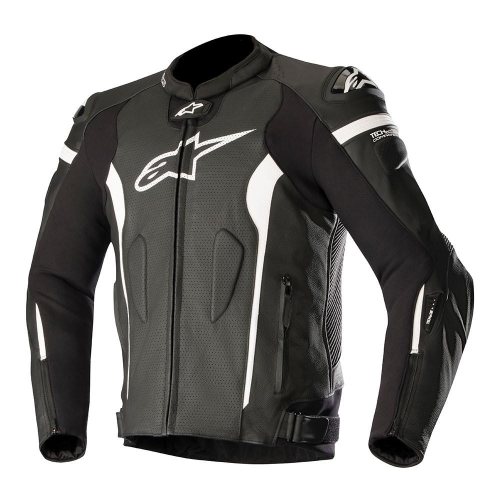 Alpinestars - Alpinestars Missile Leather Jacket - 3100118-1200-48 - Black - 38