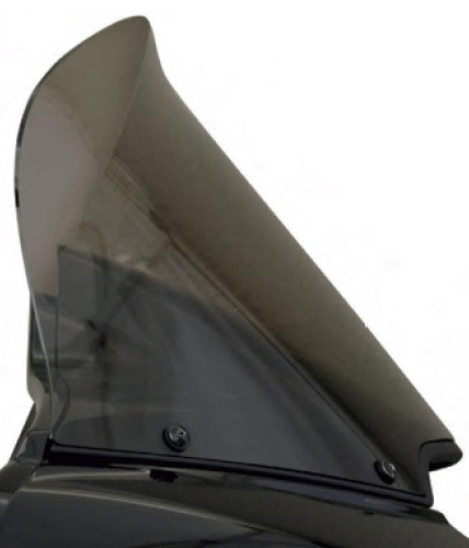 Wind Vest - Wind Vest 10in. Windvest Windshield - Dark Smoke - 68-1040