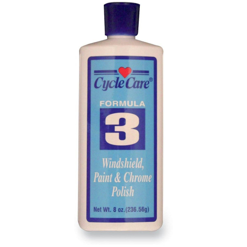 Cycle Care Formulas - Cycle Care Formulas Formula 3 Windshield, Paint and Chrome Polish - 8oz. - 03008