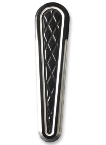 Eddie Trotta Designs - Eddie Trotta Designs Dash Panel Insert - Platinum Cut - Black Anodized - TC-109B