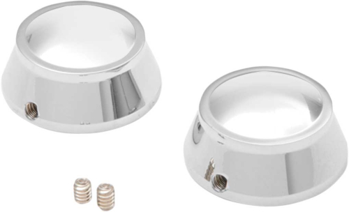 Drag Specialties - Drag Specialties Swingarm Pivot Bolt Covers - Chrome - C16-0225