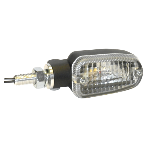 K&S Technologies - K&S Technologies DOT Incandescent Marker Lights - 2 wires - Black/Clear - 25-7704BK