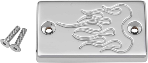 Baron Custom Accessories - Baron Custom Accessories Master Cylinder Cover - Flame - BA-7686-03