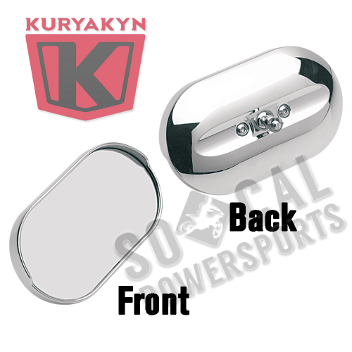 Kuryakyn - Kuryakyn Small Head with Flat Glass for Magnum and Magnum Plus Mirrors - 1417