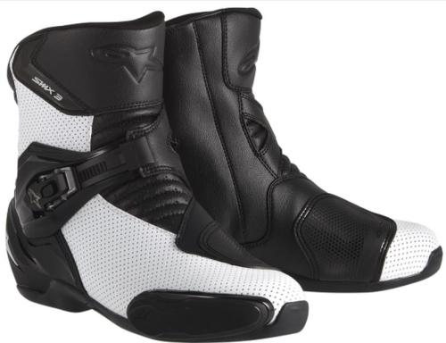 Alpinestars - Alpinestars SMX 3 Vented Boots - 2224014-122-38 - Black/White - 5