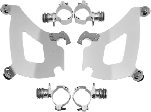 Memphis Shades - Memphis Shades Trigger-Lock Mount Kit for Bullet Fairing - Polished - MEK1964
