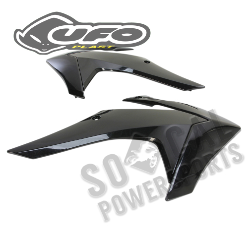 UFO Plastics - UFO Plastics Radiator Covers - Black - HO04675-001