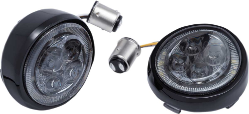 Ciro - Ciro Fang Signal Light Insert - Front - Black - 45620
