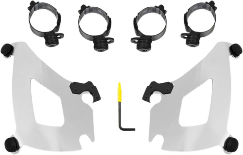 Memphis Shades - Memphis Shades Trigger-Lock Mount Kit for Bullet Fairing - Polished - MEK2045