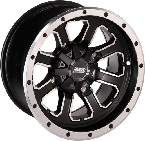 Moose Utility - Moose Utility 548X Rear Wheel - 12x8 - 4+4 Offset - 4/115 - Black - 0230-0735