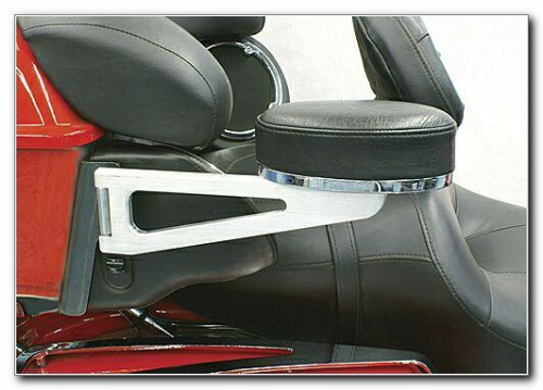 Rivco Products - Rivco Products Billet Passenger Armrests for Tour-Pak - HD094