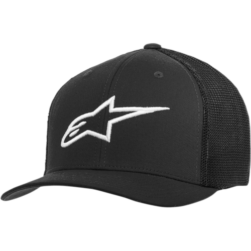 Alpinestars - Alpinestars Ageless Stretch Mesh Hat - 1038810061020LX - Black/White - Lg-XL