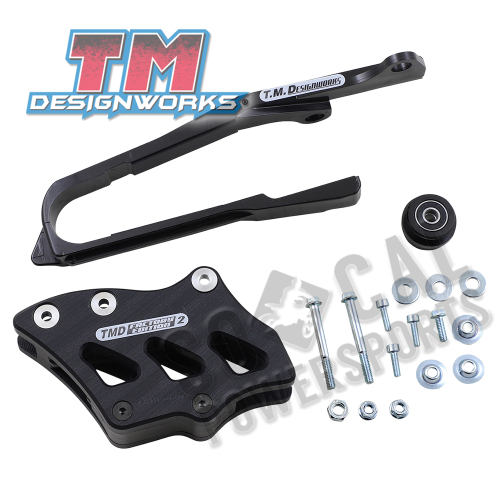 T.M. Designworks - T.M. Designworks Dirt Cross Multi-Purpose Chain Slide-N-Guide Kit FE2 Guide - Black - SCP-OR4-BK